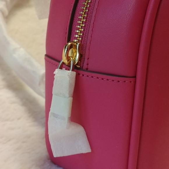 NWT Coach 2 Pcs. Cammie Bold Pink Purse Quilted w. Matching Wallet Set - Picture 13 of 14